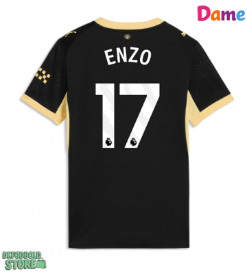 Manchester City Enzo Fernandez #17 Replika Udebanetrøje Dame 2026-27 Kortærmet